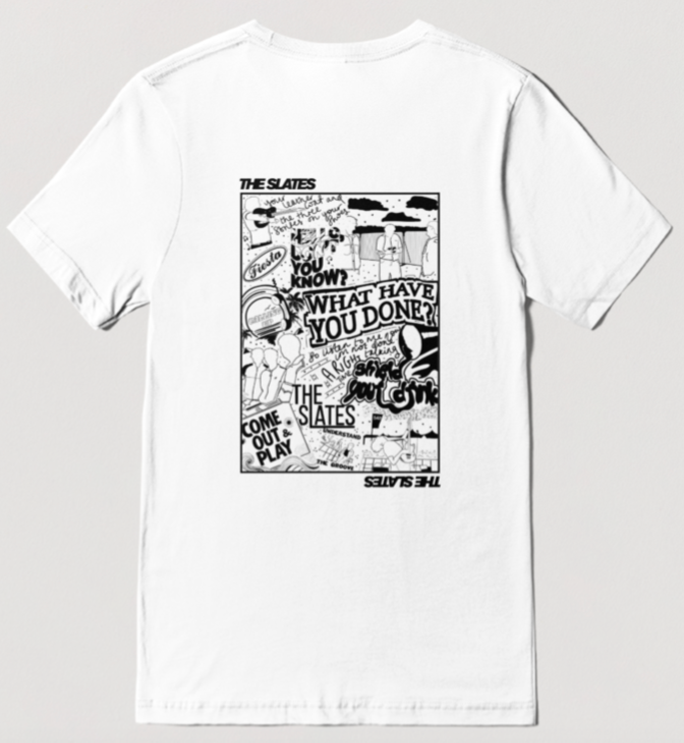 The Slates White Graphic T-Shirt