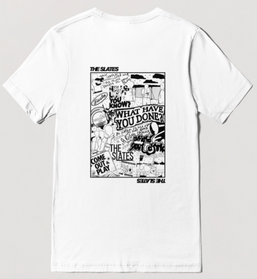 The Slates White Graphic T-Shirt